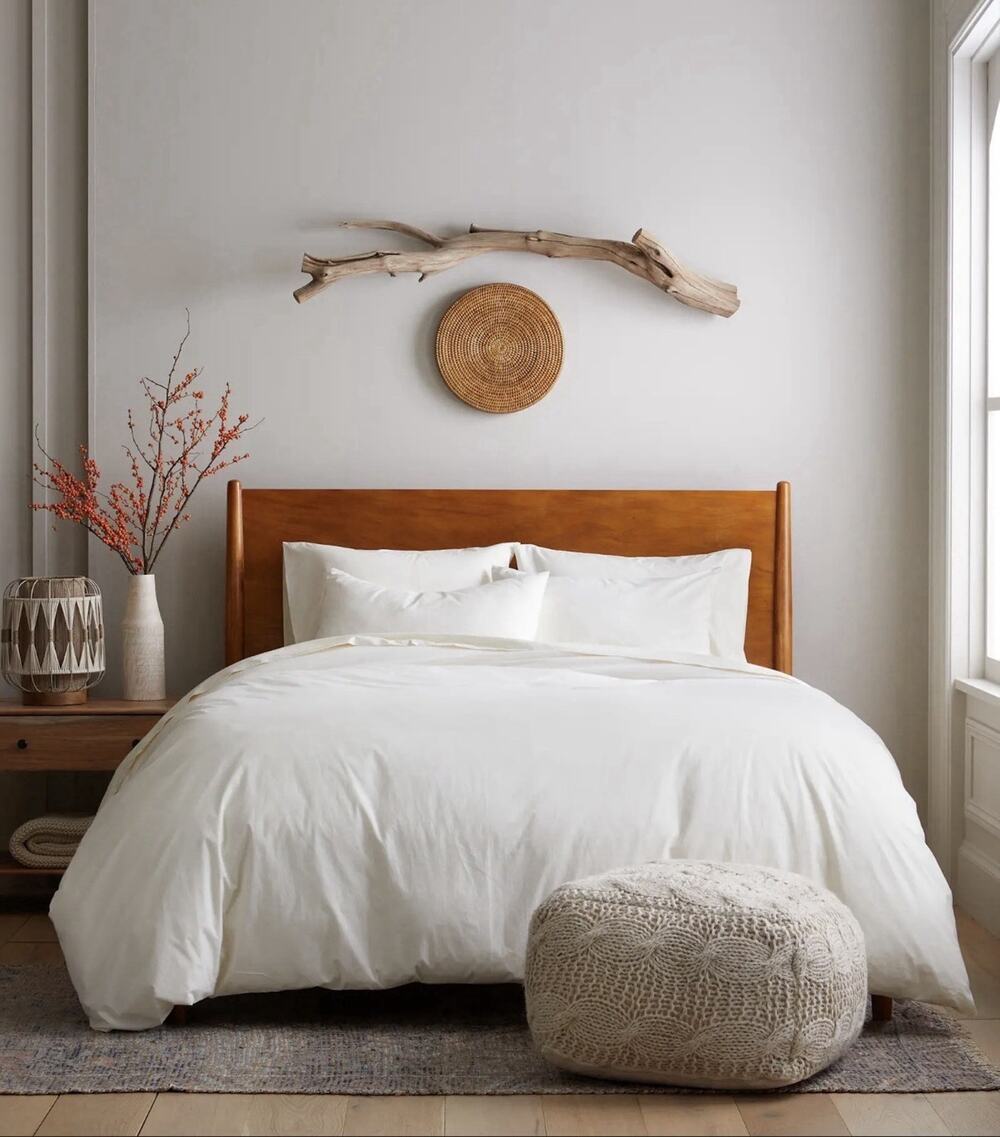 NWT Quince 100% Organic Brushed Cotton Duvet Cover Set FULL/QUEEN +2 Shams IVORY